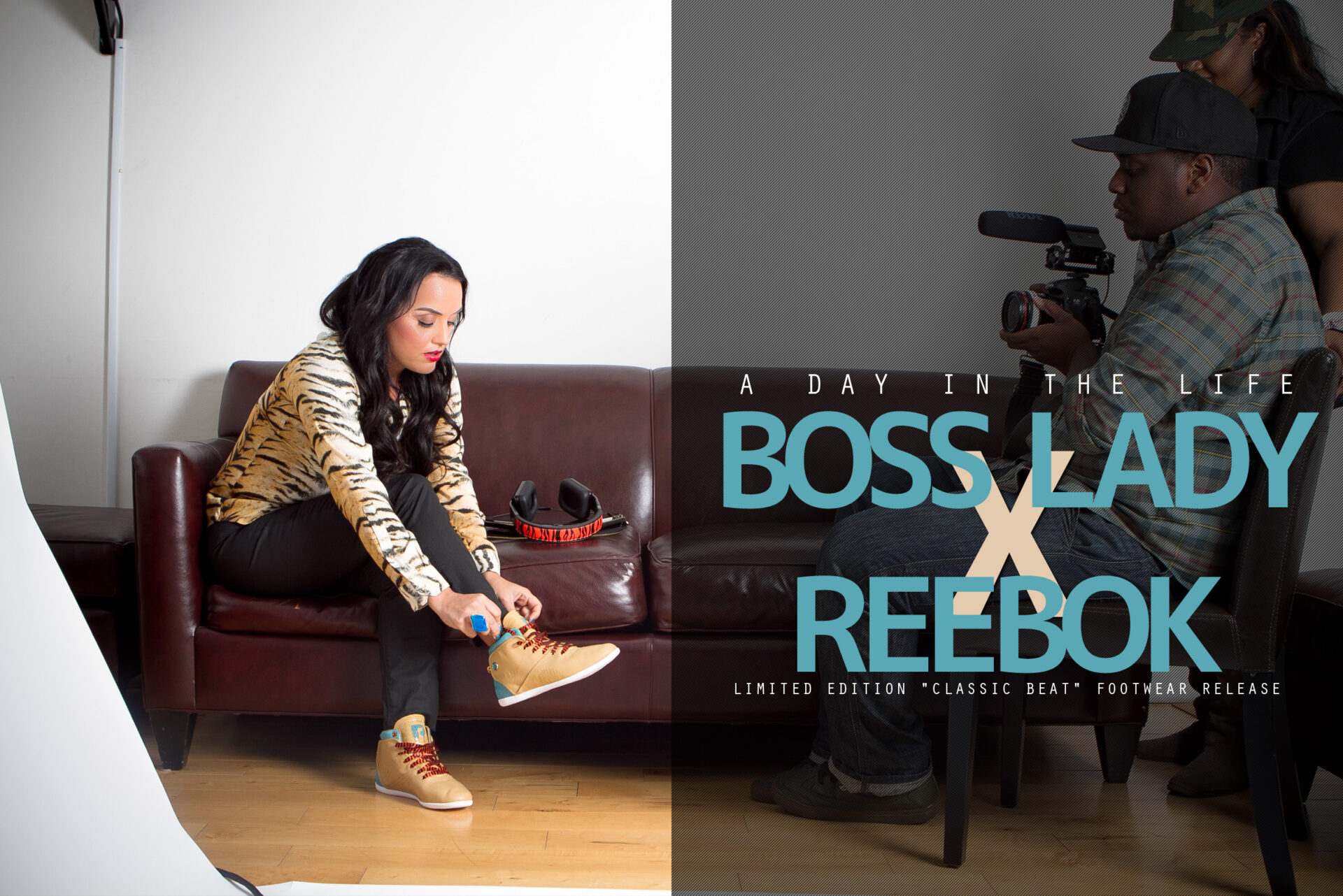 Behind The Scenes: Boss Lady x Reebok Shoot For DrJays.com